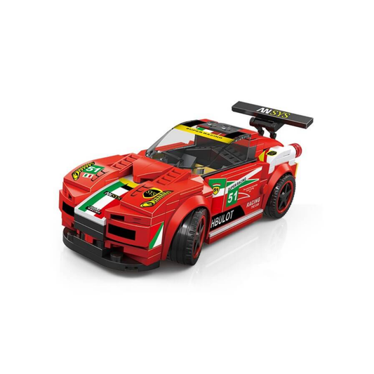 Bloques de Construcción- SuperCar Rojo Super Racing 51