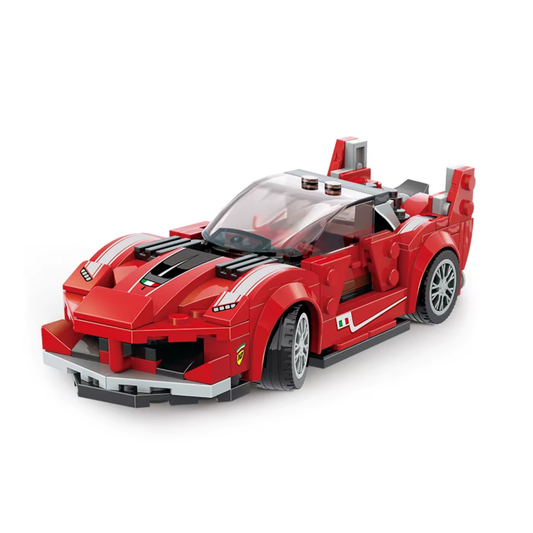 Bloques de Construcción- SuperCar 10 Rojo