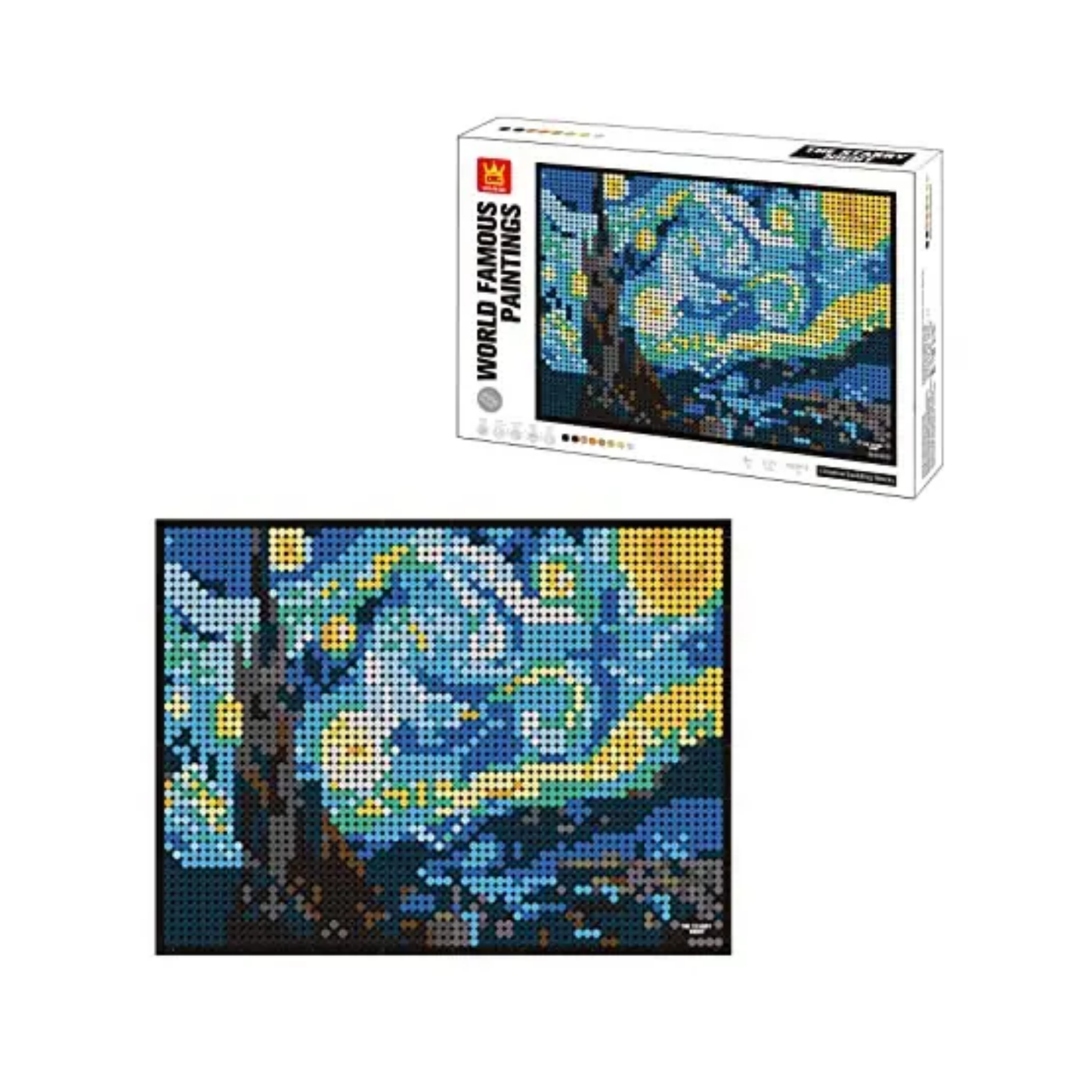 Bloques de Construcción- La Noche Estrellada