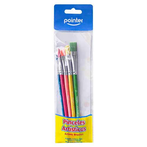 Set De Pinceles Artísticos Variados Por 05 Unidades Pointer