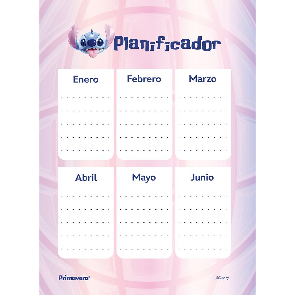 Agenda Planeadora Stitch
