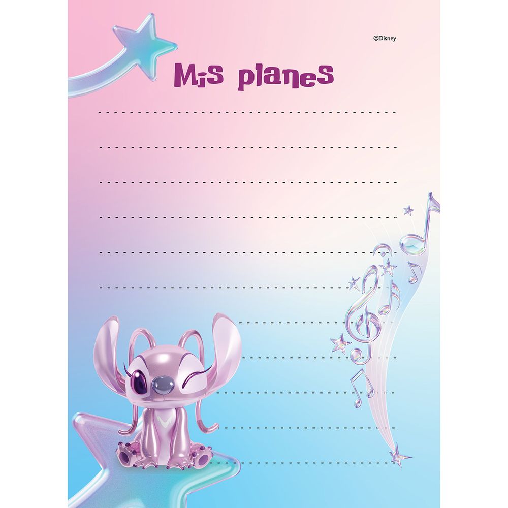 Agenda Planeadora Stitch