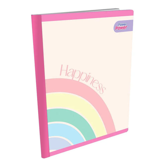 Libreta Cosida Flower Power Pasta Dura 100 Hojas Diseños Surtidos