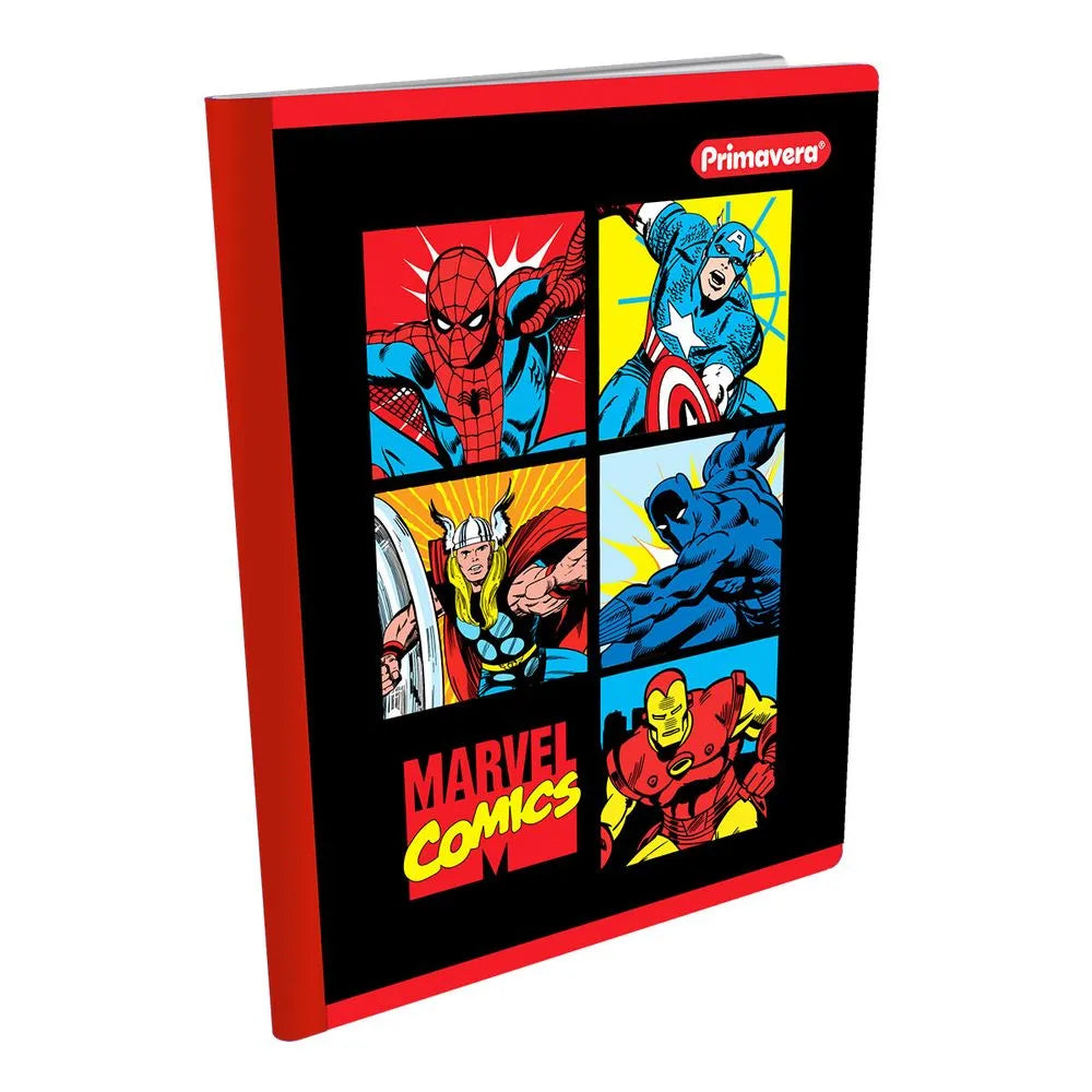 Libreta Cosida Cuadriculada Diseño Marvel 100-2