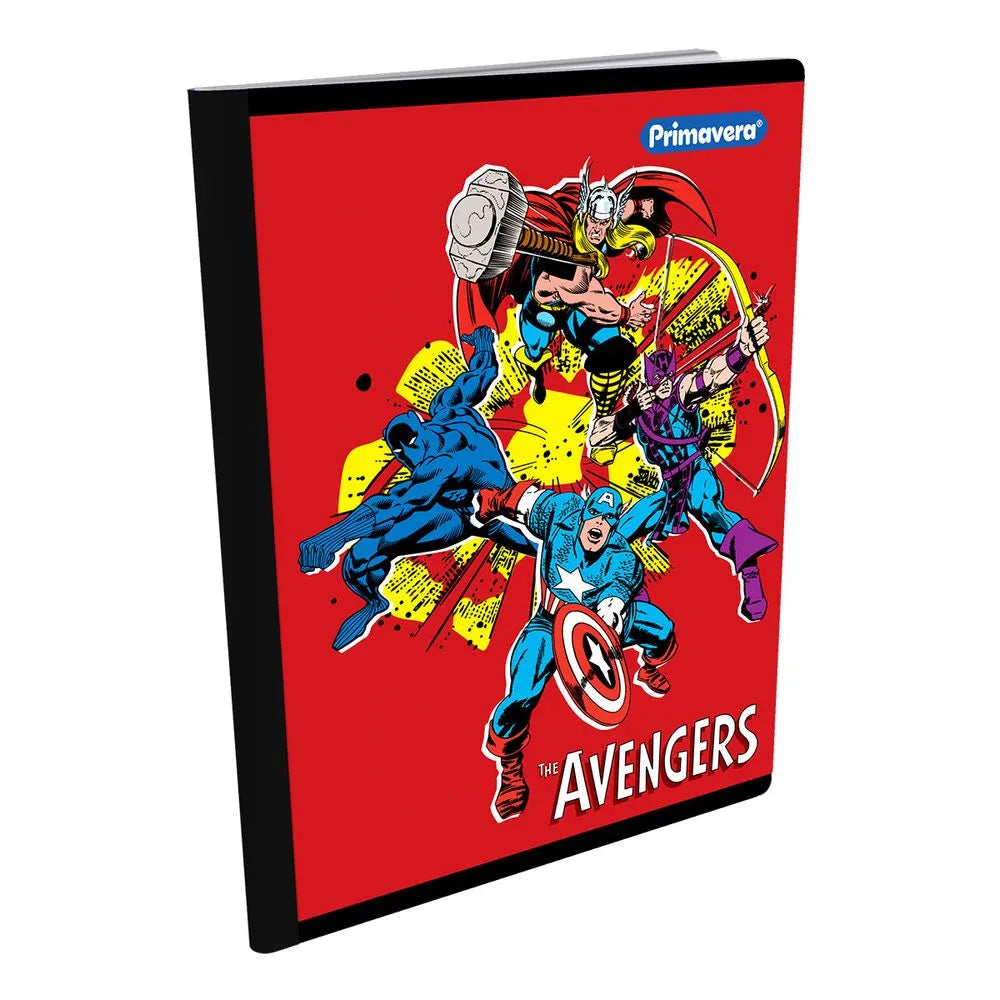 Libreta Cosida Cuadriculada Diseño Marvel 100-2