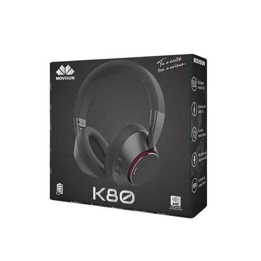 Audifono Inalambrico Movisun En Diadema Con Cancelacion Activa De Ruido