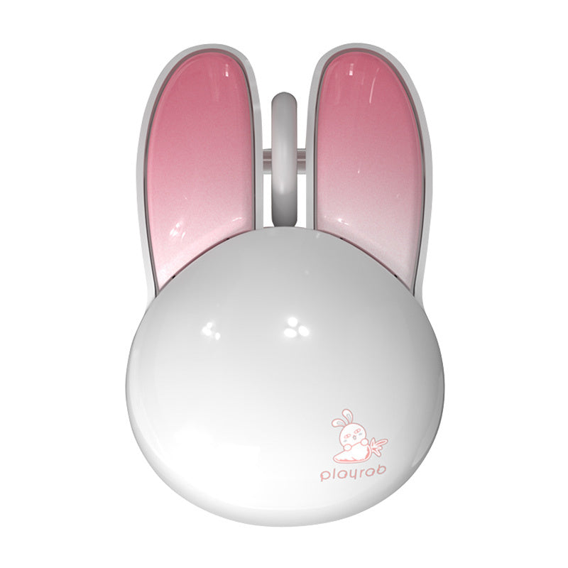 Mouse Inalámbrico Mofii Modelo Conejo Color Blanco