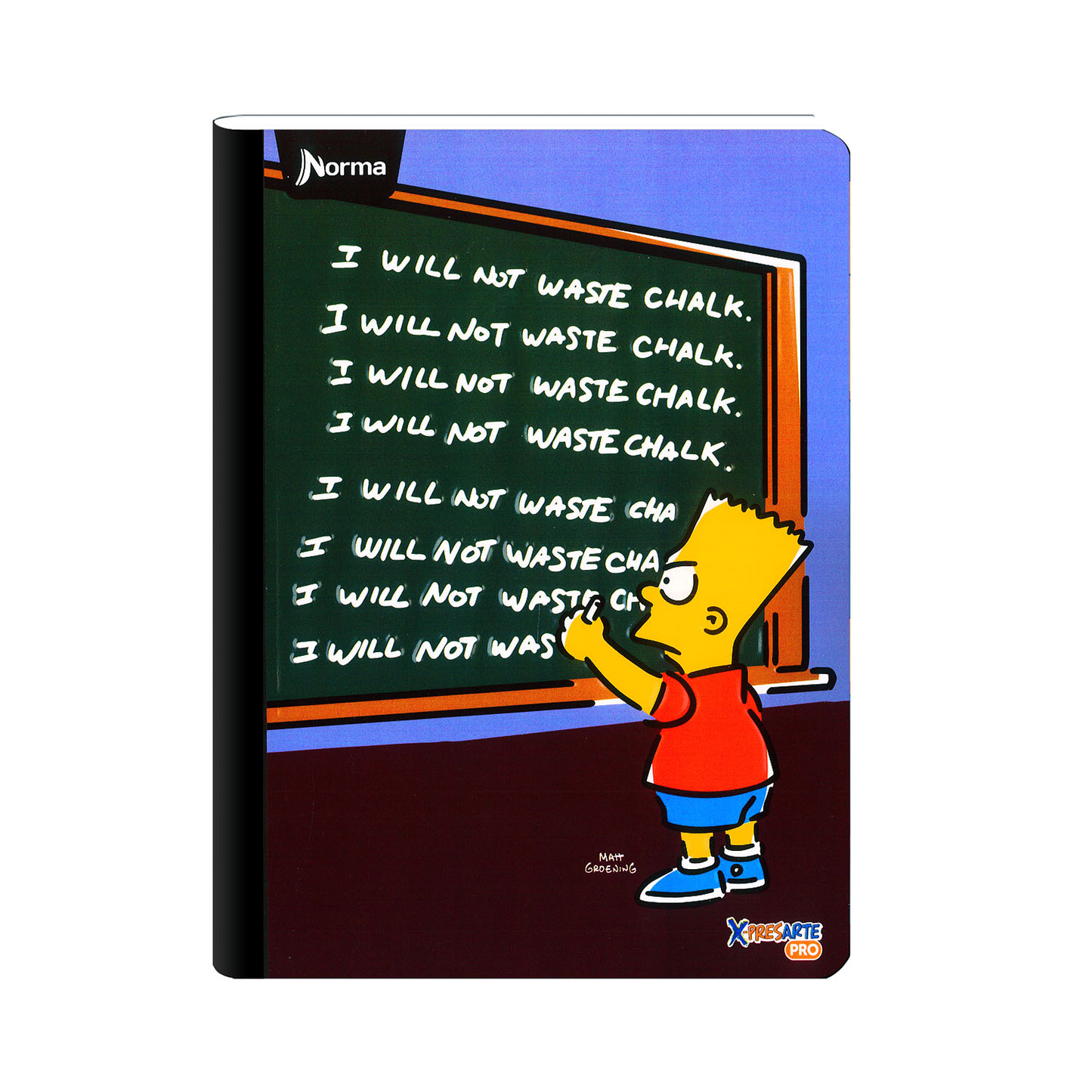 Libreta Cosida Cuadriculado Xpresarte Pro The Simpsons 100-2 Norma