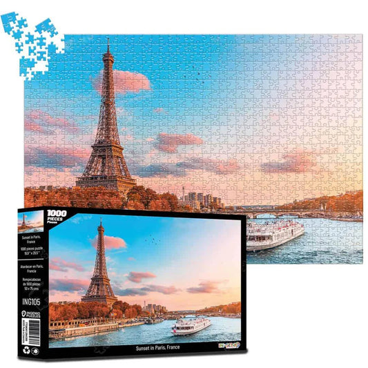 Rompecabezas 1000 Piezas Sunset In Paris - Línea P