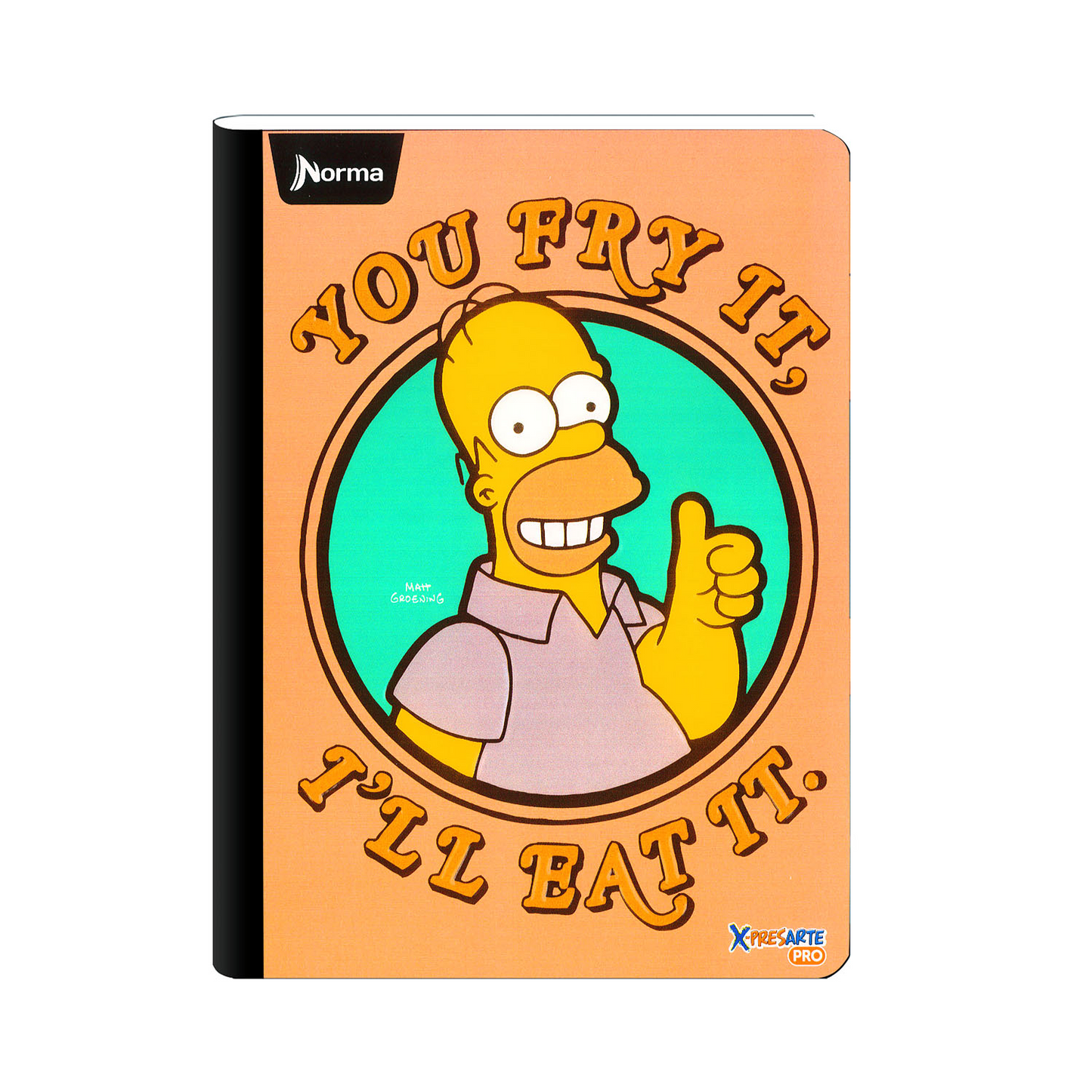 Libreta Cosida Cuadriculado Xpresarte Pro The Simpsons 100-2 Norma
