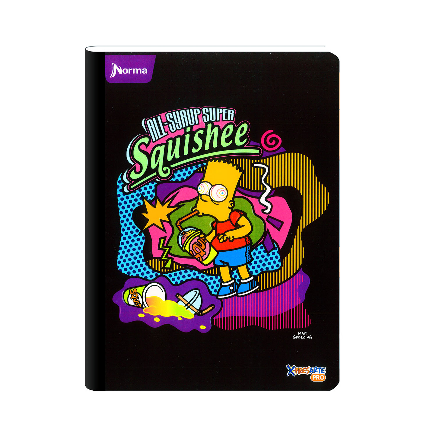 Libreta Cosida Cuadriculado Xpresarte Pro The Simpsons 100-2 Norma