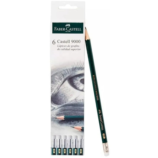 Caja De 06 Lapices Degradados De Calidad Superior Faber Castell