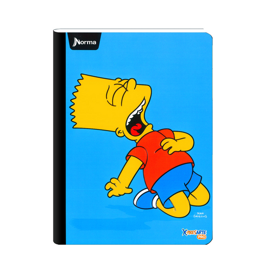 Libreta Cosida Cuadriculado Xpresarte Pro The Simpsons 100-2 Norma